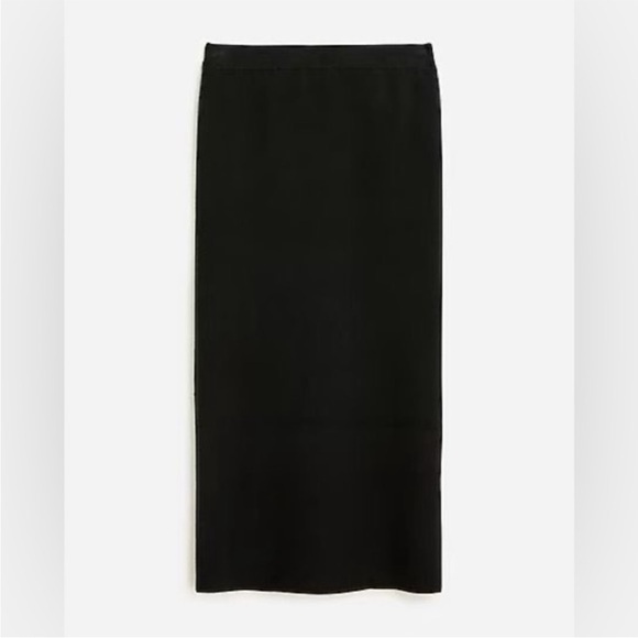 J. Crew Dresses & Skirts - J.Crew | Merino wool sweater-knit wrap skirt | Black | Size XS